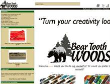 Tablet Screenshot of beartoothwoods.com